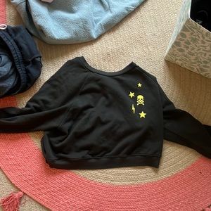 Soul cycle cropped sweatshirt